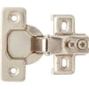 Franklin Brass 5/8 Inch Overlay Concealed Euro Cabinet Door Hinge With 100 Degree Opening Angle - Pack Of 10 Nickel Plated -Cabinet Hardware Store franklin brass h811smk np b 3157618
