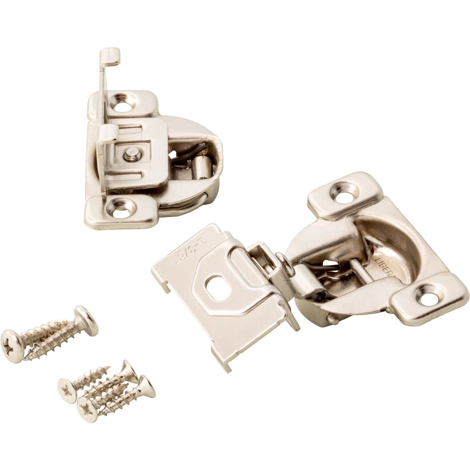 Franklin Brass 1-3/8 Inch Overlay Concealed Euro Cabinet Door Hinge With 108 Degree Opening Angle - Pack Of 10 Nickel Plated 7 Franklin Brass 1-3/8 Inch Overlay Concealed Euro Cabinet Door Hinge With 108 Degree Opening Angle - Pack Of 10 Nickel Plated - Image 5