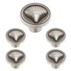 Franklin Brass Cockleshell 1-7/16 Inch Mushroom Cabinet Knob Brushed Satin Pewter 1 Franklin Brass Cockleshell 1-7/16 Inch Mushroom Cabinet Knob Brushed Satin Pewter -Cabinet Hardware Store franklin brass pbf658 bsp c1 30