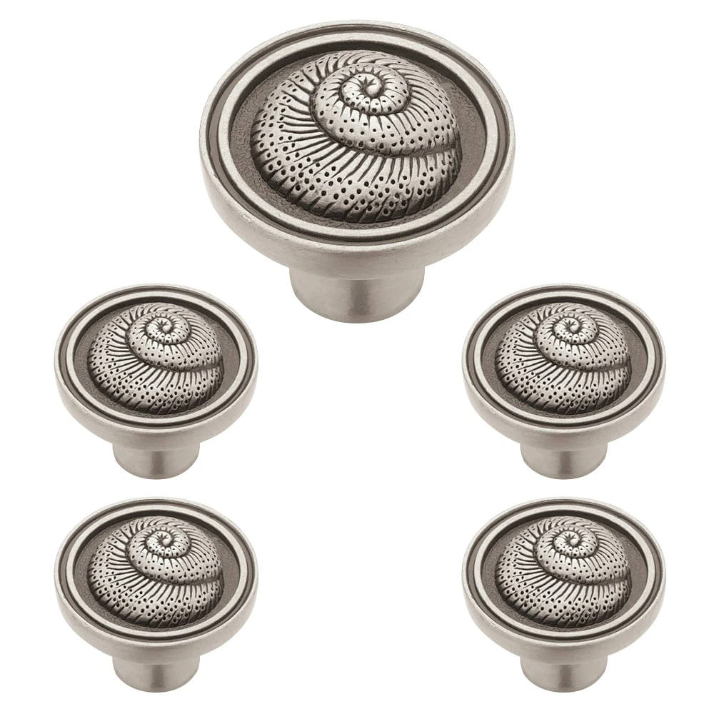 Franklin Brass Nautilus 1-7/16 Inch Mushroom Cabinet Knob Brushed Satin Pewter 3 Franklin Brass Nautilus 1-7/16 Inch Mushroom Cabinet Knob Brushed Satin Pewter