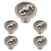 Franklin Brass Seahorse 1-7/16 Inch Mushroom Cabinet Knob Brushed Satin Pewter -Cabinet Hardware Store franklin brass pbf661 bsp c1 36