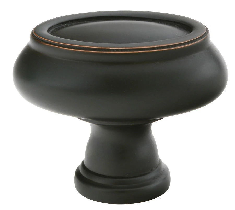 Emtek American Designer 1-3/4 Inch Oval Cabinet Knob Satin Nickel 4 Emtek American Designer 1-3/4 Inch Oval Cabinet Knob Satin Nickel - Image 2