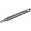 Hafele 22 Inch Full Extension Side Mount Ball Bearing Drawer Slides With 100 Pound Weight Capacity - Sold As A Pair Zinc