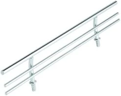 Hafele 17 Inch Shoe Fence For Closet Organization Chrome