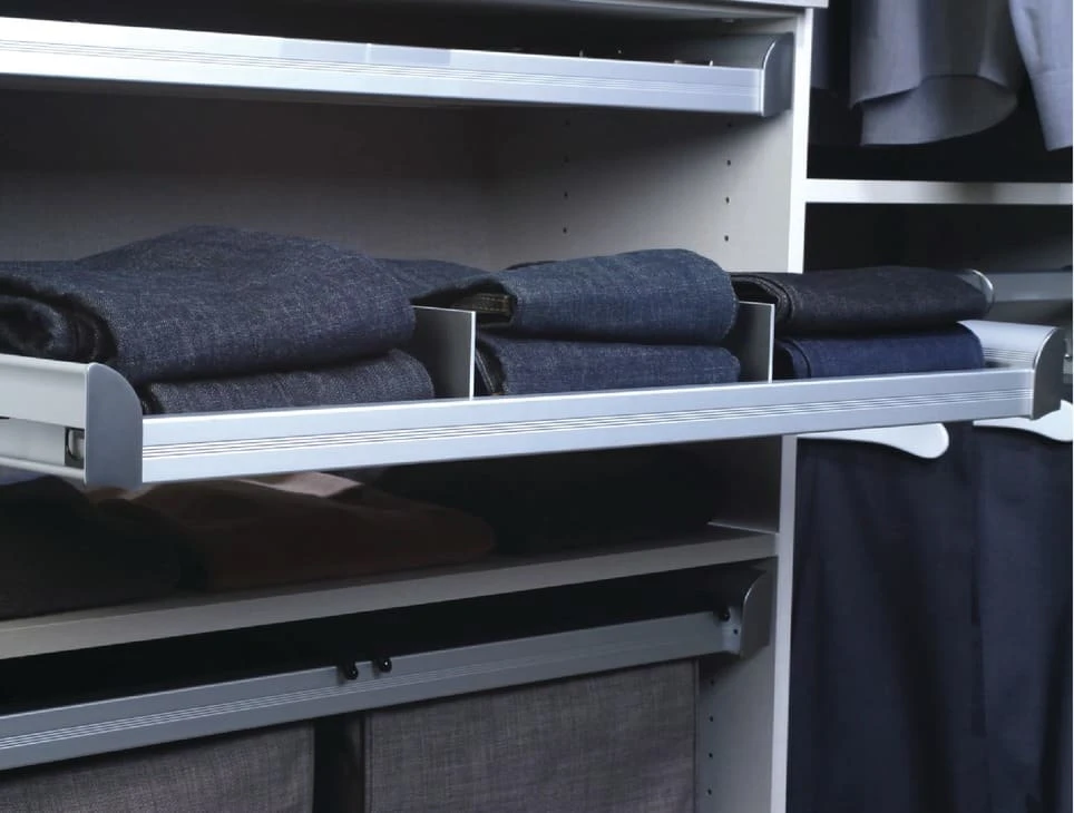 Hafele Shelf Dividers With Clips For The Engage Closet Organization System Oil Rubbed Bronze 4 Hafele Shelf Dividers With Clips For The Engage Closet Organization System Oil Rubbed Bronze - Image 2