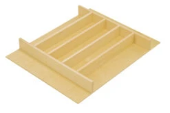 Hafele 23.5" Wide Drawer Organization Cutlery Storage Insert Maple
