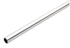 Hafele 36 Inch Long 3/4 Inch Diameter Shoe Rail Chrome