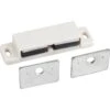 Hardware Resources Pack Of (100) - Screw-On Double Magnetic Cabinet Door Catch With Strike Plate White 2 Hardware Resources Pack Of (100) - Screw-On Double Magnetic Cabinet Door Catch With Strike Plate White -Cabinet Hardware Store hardware resources 50621 4752270