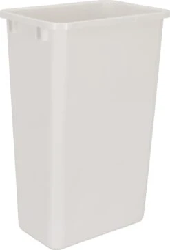Hardware Resources 21" Top Mount Double Bin Pull Out Trash Can With Soft Close Slides For 50 Quart Bins - Included Natural White Birch / Black -Cabinet Hardware Store hardware resources can tmd2150 k alternate view 85