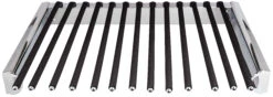 Hardware Resources 24" Wide 16 Hook Pull Out Pants Hanger Rack With Full Extension Slides For Closets Polished Chrome
