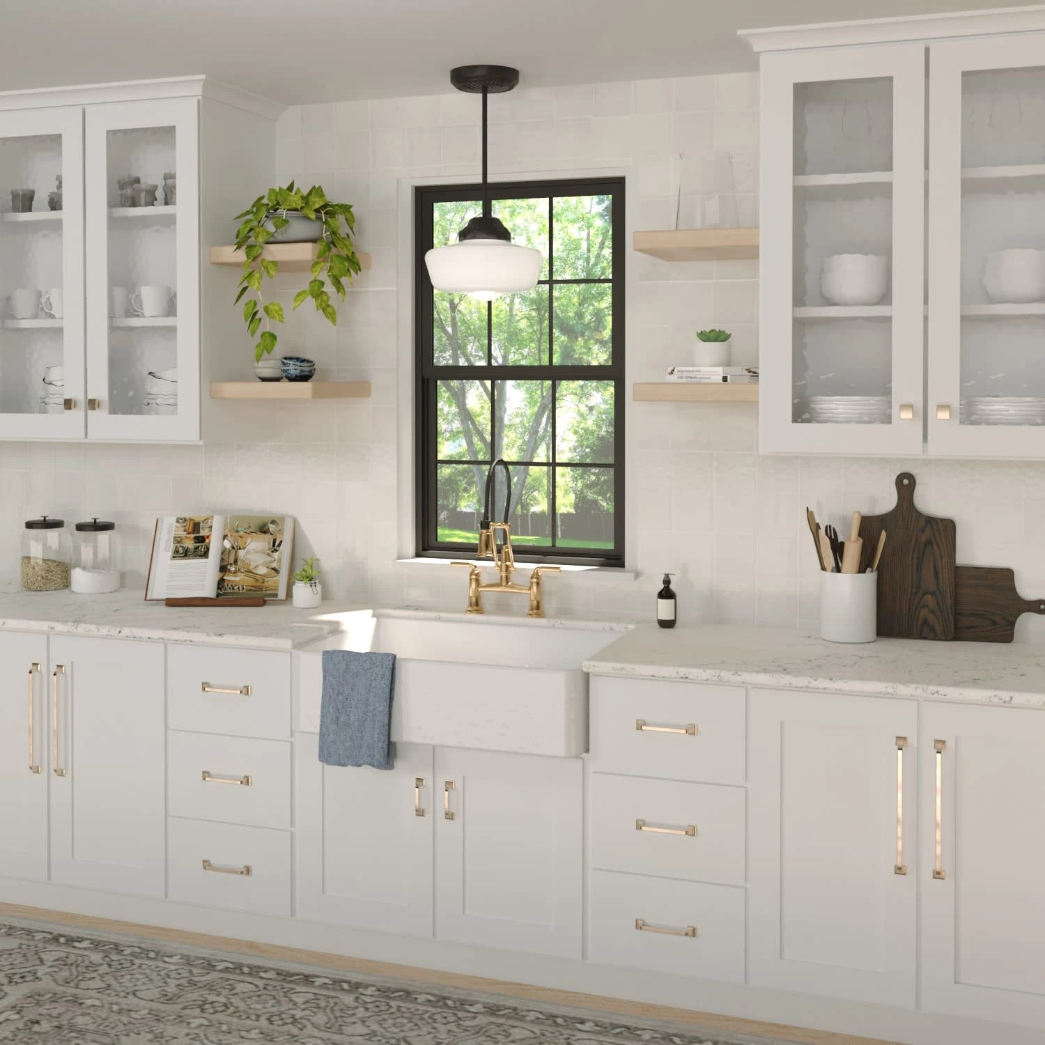 Hickory Hardware Forge 7-1/2 Inch (192 Mm) Center To Center Farmhouse Cabinet Handle / Drawer Pull Chrome 8 Hickory Hardware Forge 7-1/2 Inch (192 Mm) Center To Center Farmhouse Cabinet Handle / Drawer Pull Chrome - Image 6