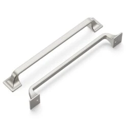 Hickory Hardware Forge 7-1/2 Inch (192 Mm) Center To Center Farmhouse Cabinet Handle / Drawer Pull Chrome 22 Hickory Hardware Forge 7-1/2 Inch (192 Mm) Center To Center Farmhouse Cabinet Handle / Drawer Pull Chrome -Cabinet Hardware Store hickory hardware h076704 sn 41