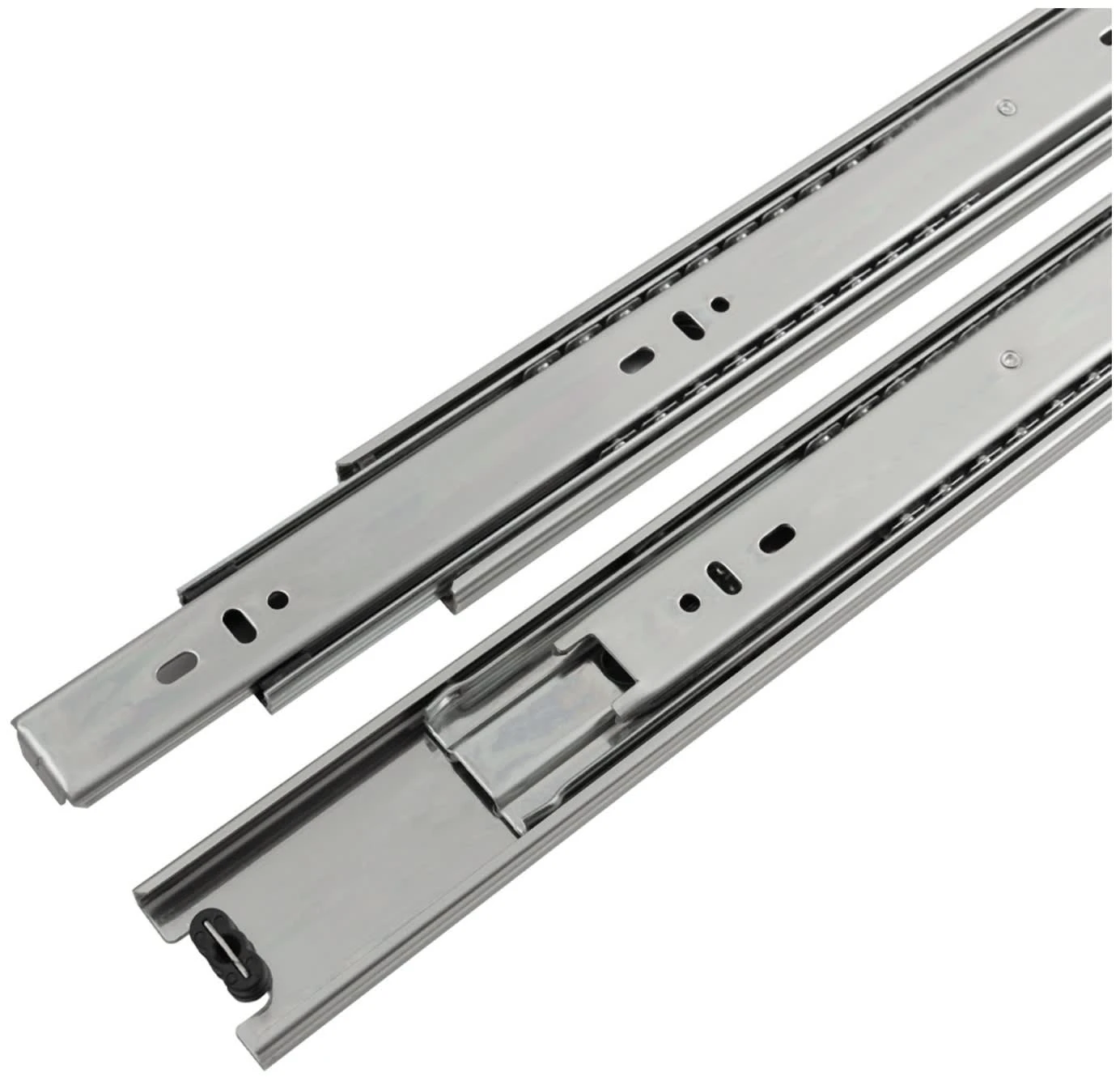 Hickory Hardware 20 Inch Full Extension Side Mount Ball Bearing Drawer Slides With 100 Pound Weight Capacity - Pack Of 10 Cadmium 3 Hickory Hardware 20 Inch Full Extension Side Mount Ball Bearing Drawer Slides With 100 Pound Weight Capacity - Pack Of 10 Cadmium