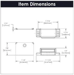 Hickory Hardware Pack Of (25) - 1-7/16" Center To Center Roller Cabinet Catches With Strikes Statuary Bronze -Cabinet Hardware Store hickory hardware p109 25pack alternate image 1585
