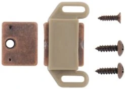 Hickory Hardware Pack Of (25) - 2" Long Zinc Magnetic Magnetic Cabinet Catches / Latches White 10 Hickory Hardware Pack Of (25) - 2" Long Zinc Magnetic Magnetic Cabinet Catches / Latches White -Cabinet Hardware Store hickory hardware p110 25pack alternate image 1588