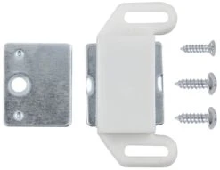 Hickory Hardware Pack Of (25) - 2" Long Zinc Magnetic Magnetic Cabinet Catches / Latches White 13 Hickory Hardware Pack Of (25) - 2" Long Zinc Magnetic Magnetic Cabinet Catches / Latches White -Cabinet Hardware Store hickory hardware p110 25pack alternate image 1591