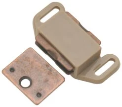 Hickory Hardware Pack Of (25) - 2" Long Zinc Magnetic Magnetic Cabinet Catches / Latches White 15 Hickory Hardware Pack Of (25) - 2" Long Zinc Magnetic Magnetic Cabinet Catches / Latches White -Cabinet Hardware Store hickory hardware p110 tp 25b 9408380