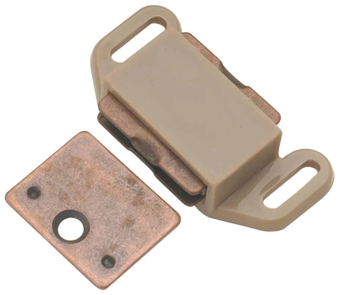 Hickory Hardware Pack Of (25) - 2" Long Zinc Magnetic Magnetic Cabinet Catches / Latches White 9 Hickory Hardware Pack Of (25) - 2" Long Zinc Magnetic Magnetic Cabinet Catches / Latches White - Image 7