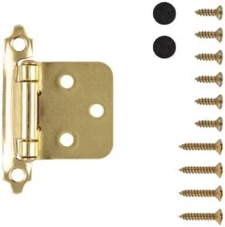 Hickory Hardware (25) Pairs - Inset Traditional Cabinet Door Hinges With 94 Degree Opening Angle -Total 50 Chrome -Cabinet Hardware Store hickory hardware p144 25pack alternate image 1629