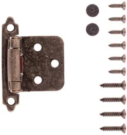 Hickory Hardware (25) Pairs - Inset Traditional Cabinet Door Hinges With 94 Degree Opening Angle -Total 50 Chrome -Cabinet Hardware Store hickory hardware p144 25pack alternate image 1631