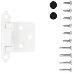 Hickory Hardware (25) Pairs - Inset Traditional Cabinet Door Hinges With 94 Degree Opening Angle -Total 50 Chrome -Cabinet Hardware Store hickory hardware p144 25pack alternate image 1635