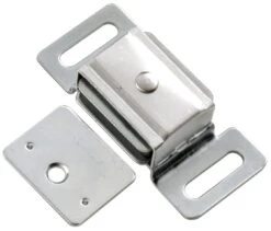 Hickory Hardware Pack Of (25) - 2-7/16" Long Zinc Magnetic Magnet Cabinet Catchees Cadmium