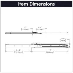 Hickory Hardware (5) Pairs - 18 Inch 3/4 Extension Side Mount Euro Slide Drawer Slides With 75 Pound Weight Capacity And Self Closing - Total 10 White 8 Hickory Hardware (5) Pairs - 18 Inch 3/4 Extension Side Mount Euro Slide Drawer Slides With 75 Pound Weight Capacity And Self Closing - Total 10 White -Cabinet Hardware Store hickory hardware p1750 18 5pack alternate image 1679