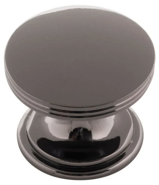 Hickory Hardware American Diner Pack Of (10) 1-3/8 Inch Mushroom Cabinet Knob Black Nickel 3 Hickory Hardware American Diner Pack Of (10) 1-3/8 Inch Mushroom Cabinet Knob Black Nickel