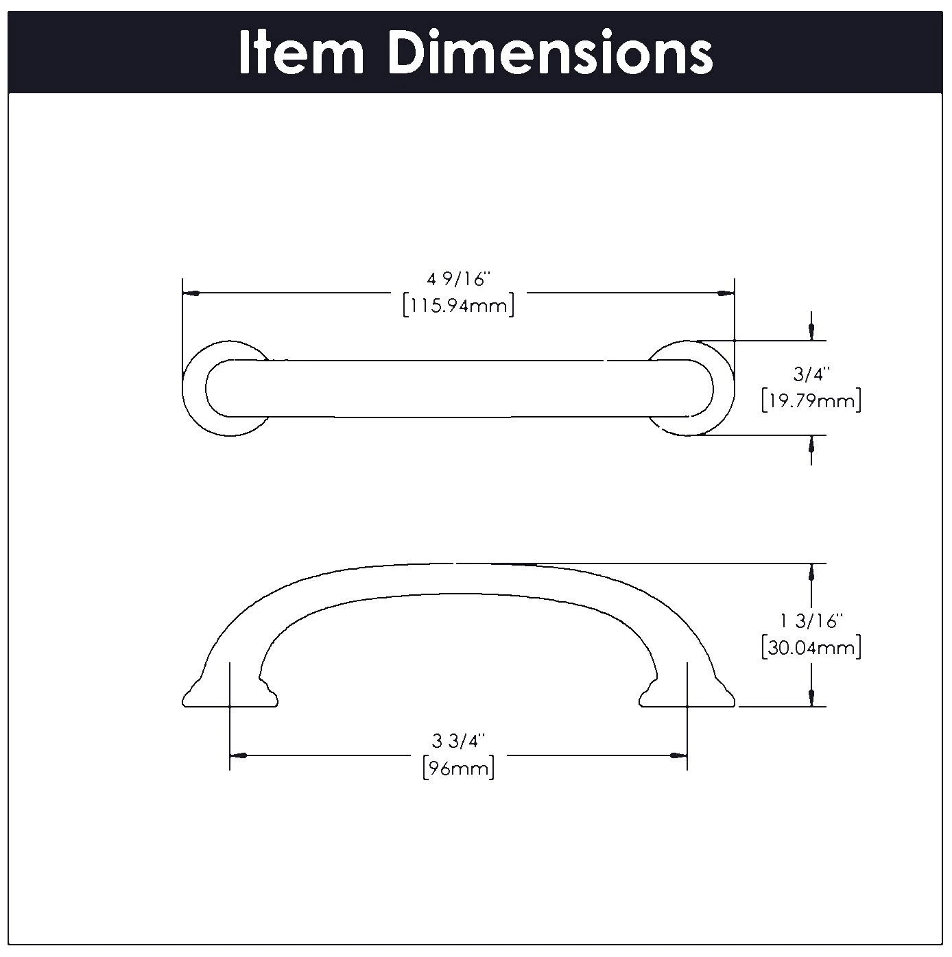 Hickory Hardware Zephyr Pack Of (10) 3-3/4 Inch Center To Center Handle Cabinet Pull Satin Nickel 5 Hickory Hardware Zephyr Pack Of (10) 3-3/4 Inch Center To Center Handle Cabinet Pull Satin Nickel - Image 3