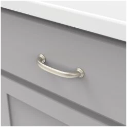 Hickory Hardware Zephyr Pack Of (10) 3-3/4 Inch Center To Center Handle Cabinet Pull Satin Nickel 25 Hickory Hardware Zephyr Pack Of (10) 3-3/4 Inch Center To Center Handle Cabinet Pull Satin Nickel -Cabinet Hardware Store hickory hardware p2281 10pack alternate image 2065
