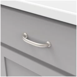 Hickory Hardware Zephyr Pack Of (10) 3-3/4 Inch Center To Center Handle Cabinet Pull Satin Nickel 27 Hickory Hardware Zephyr Pack Of (10) 3-3/4 Inch Center To Center Handle Cabinet Pull Satin Nickel -Cabinet Hardware Store hickory hardware p2281 10pack alternate image 2067
