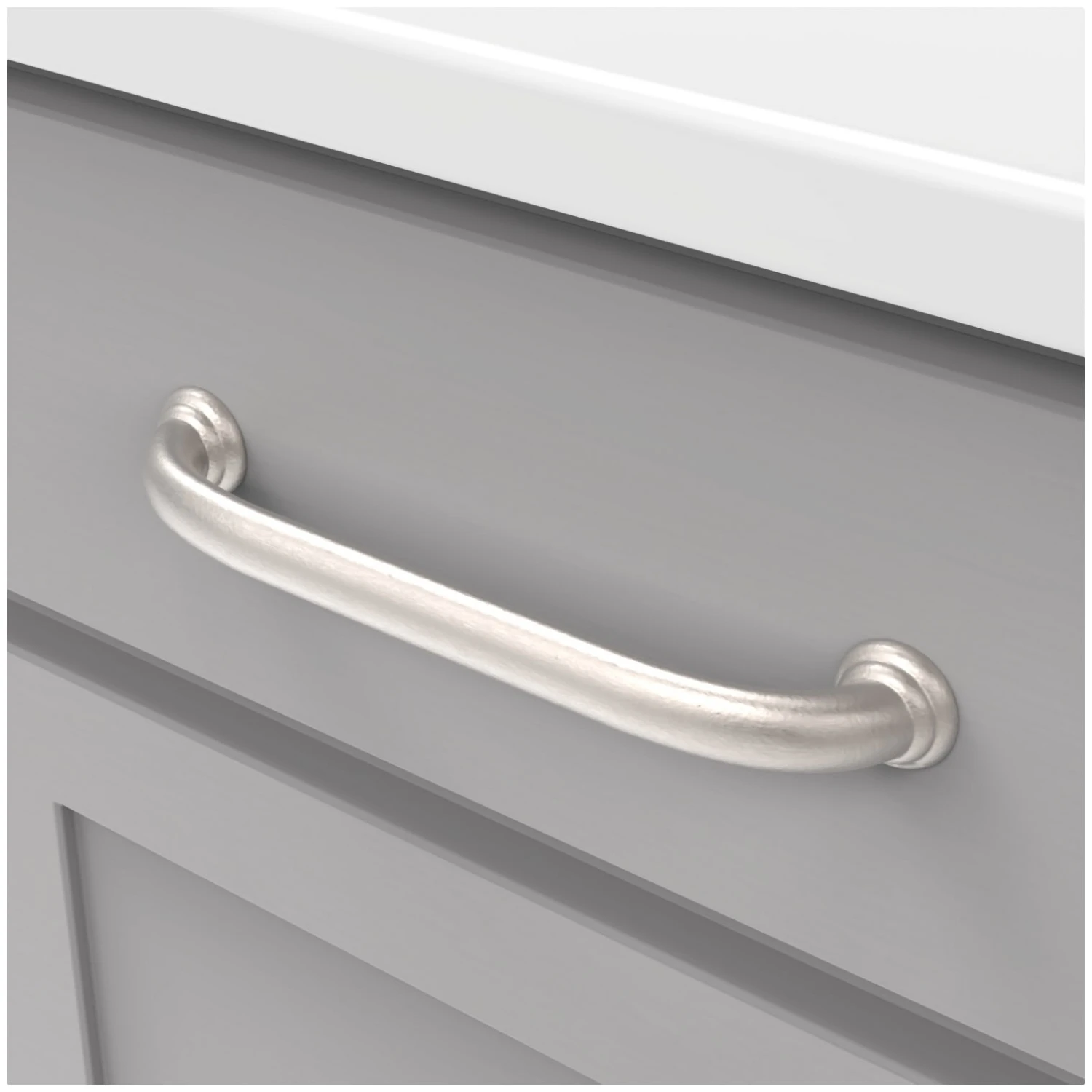 Hickory Hardware Zephyr Pack Of (5) 8 Inch Center To Center Handle Cabinet Pull Oil-Rubbed Bronze Highlighted 10 Hickory Hardware Zephyr Pack Of (5) 8 Inch Center To Center Handle Cabinet Pull Oil-Rubbed Bronze Highlighted - Image 8