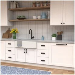 Hickory Hardware Studio Pack Of (5) 12 Inch Center To Center Handle Cabinet Pull Matte Black 34 Hickory Hardware Studio Pack Of (5) 12 Inch Center To Center Handle Cabinet Pull Matte Black -Cabinet Hardware Store hickory hardware p3027 5pack alternate image 2420