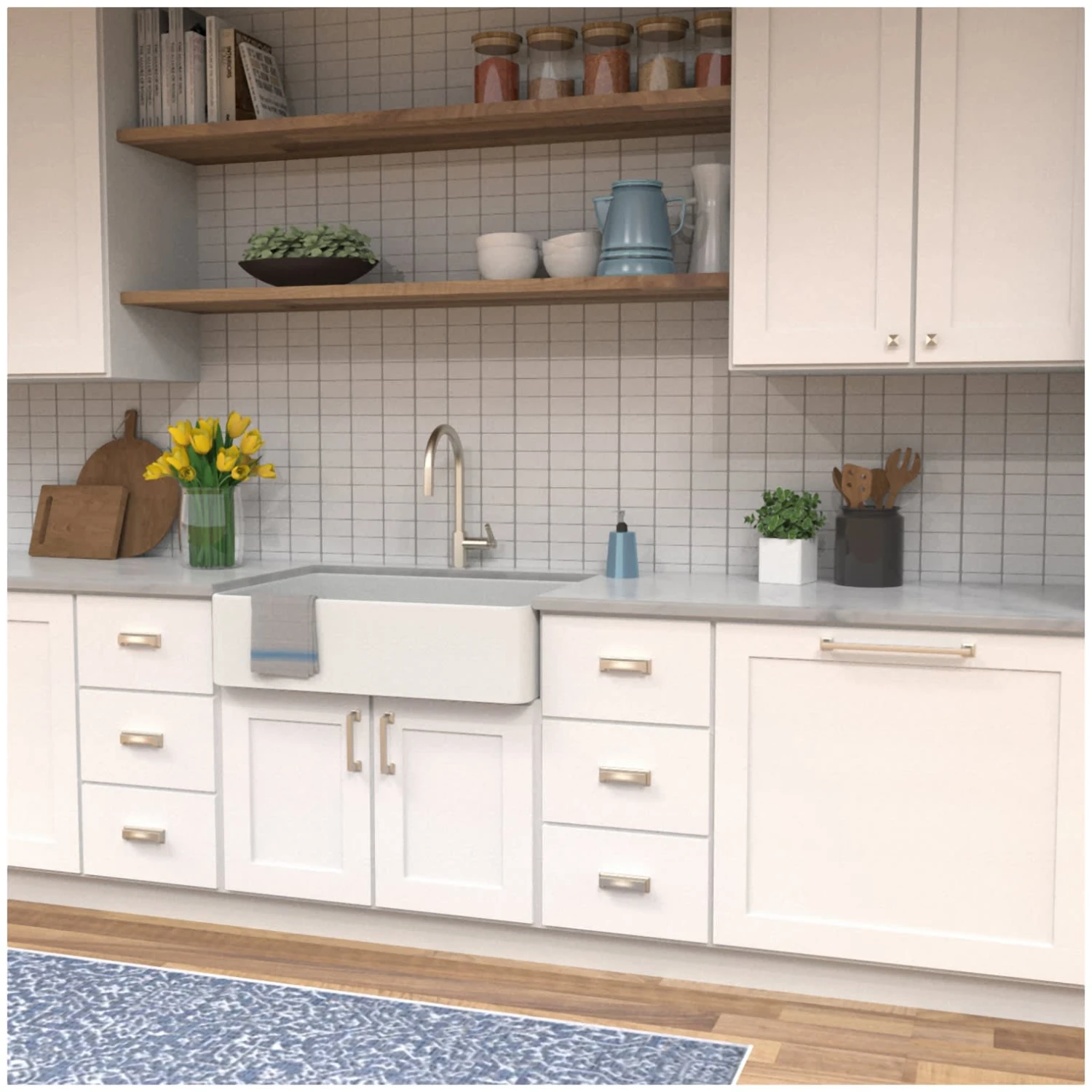 Hickory Hardware Studio Pack Of (5) 12 Inch Center To Center Handle Cabinet Pull Matte Black 18 Hickory Hardware Studio Pack Of (5) 12 Inch Center To Center Handle Cabinet Pull Matte Black - Image 16