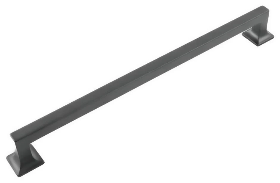 Hickory Hardware Studio Pack Of (5) 12 Inch Center To Center Handle Cabinet Pull Matte Black 3 Hickory Hardware Studio Pack Of (5) 12 Inch Center To Center Handle Cabinet Pull Matte Black