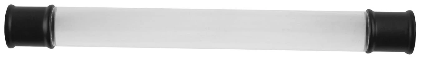 Hickory Hardware Midway 6-5/16 Inch (160mm) Center To Center Clear Acrylic Bar Cabinet Handle / Drawer Pull Crysacrylic With Satin Nickel 5 Hickory Hardware Midway 6-5/16 Inch (160mm) Center To Center Clear Acrylic Bar Cabinet Handle / Drawer Pull Crysacrylic With Satin Nickel - Image 3