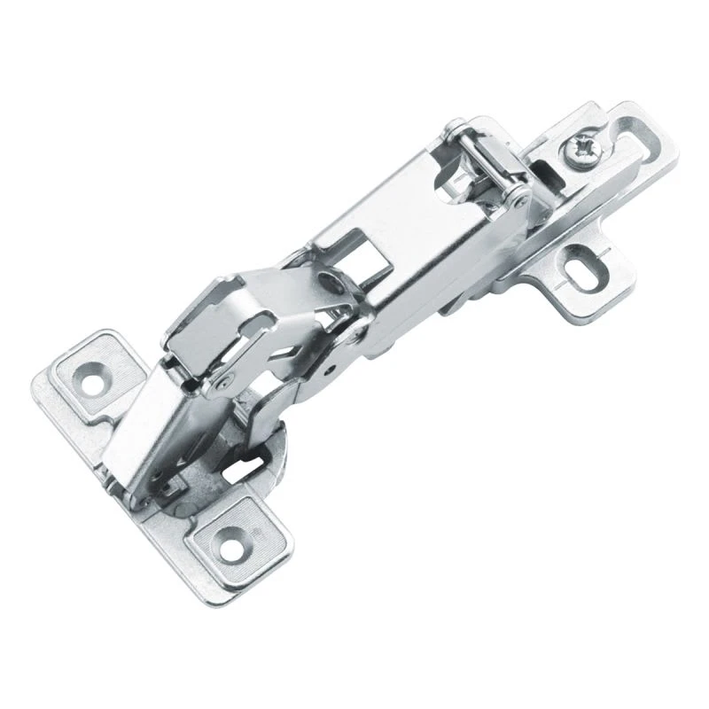 Hickory Hardware Full Overlay Screw-On Concealed Euro Cabinet Door Hinge With 165 Degree Opening Angle - Single Hinge Bright Nickel 3 Hickory Hardware Full Overlay Screw-On Concealed Euro Cabinet Door Hinge With 165 Degree Opening Angle - Single Hinge Bright Nickel