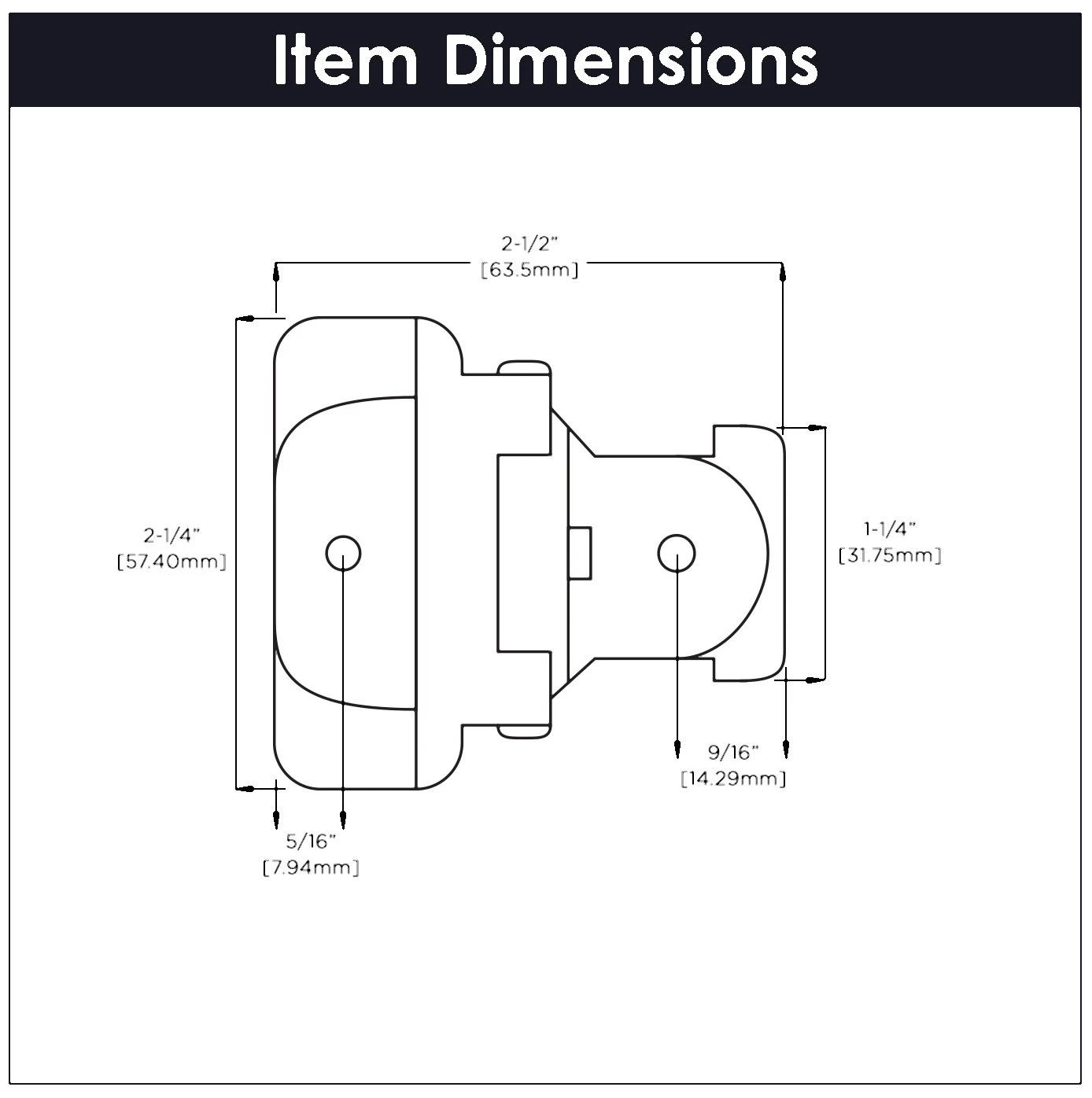 Hickory Hardware (10) Pairs -1/2 Inch Overlay Wrap Cabinet Door Hinge With 165 Degree Opening Angle - Total 20 Satin Nickel 5 Hickory Hardware (10) Pairs -1/2 Inch Overlay Wrap Cabinet Door Hinge With 165 Degree Opening Angle - Total 20 Satin Nickel - Image 3