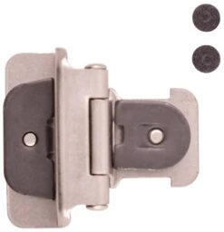 Hickory Hardware (10) Pairs -1/2 Inch Overlay Wrap Cabinet Door Hinge With 165 Degree Opening Angle - Total 20 Satin Nickel 12 Hickory Hardware (10) Pairs -1/2 Inch Overlay Wrap Cabinet Door Hinge With 165 Degree Opening Angle - Total 20 Satin Nickel -Cabinet Hardware Store hickory hardware p5310 10pack alternate image 3143