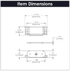 Hickory Hardware Pack Of (25) - 1-7/16" Center To Center Zinc Magnetic Cabinet Catch White 11 Hickory Hardware Pack Of (25) - 1-7/16" Center To Center Zinc Magnetic Cabinet Catch White -Cabinet Hardware Store hickory hardware p650 25pack alternate image 3187