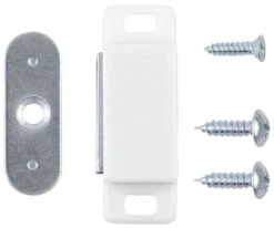 Hickory Hardware Pack Of (25) - 1-7/16" Center To Center Zinc Magnetic Cabinet Catch White 13 Hickory Hardware Pack Of (25) - 1-7/16" Center To Center Zinc Magnetic Cabinet Catch White -Cabinet Hardware Store hickory hardware p650 25pack alternate image 3189