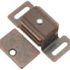 Hickory Hardware Pack Of (25) - 2" Center To Center Zinc Magnetic Cabinet Catch Statuary Bronze -Cabinet Hardware Store hickory hardware p651 stb 25b 9408380