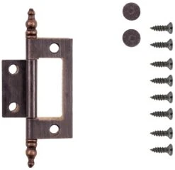 Hickory Hardware (10) Pairs - Surface Face Mount Self Mortise Cabinet Hinges - Total 20 Vintage Bronze 20 Hickory Hardware (10) Pairs - Surface Face Mount Self Mortise Cabinet Hinges - Total 20 Vintage Bronze -Cabinet Hardware Store hickory hardware p8294 10pack alternate image 3258