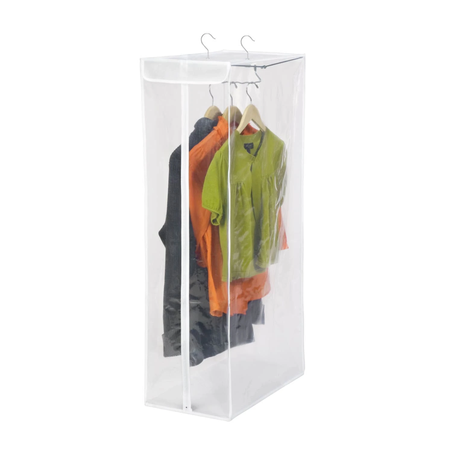 Honey-Can-Do Short Hanging PEVA Storage Closet Clear 3 Honey-Can-Do Short Hanging PEVA Storage Closet Clear