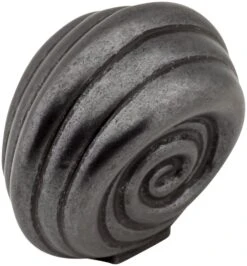 Jeffrey Alexander Lille 1-3/8 Inch Designer Cabinet Knob Gun Metal