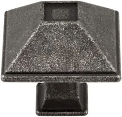 Jeffrey Alexander Tahoe 1-1/4 Inch Square Cabinet Knob Distressed Oil Rubbed Bronze -Cabinet Hardware Store jeffrey alexander 602s alternate image 1468