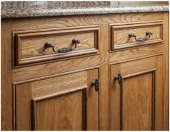 Jeffrey Alexander Tuscany 5-1/16" (128mm) Center To Center Drop Handle Birdcage Cabinet Handle / Drawer Pull Distressed Antique Silver 19 Jeffrey Alexander Tuscany 5-1/16" (128mm) Center To Center Drop Handle Birdcage Cabinet Handle / Drawer Pull Distressed Antique Silver -Cabinet Hardware Store jeffrey alexander 749 128 alternate image 1930