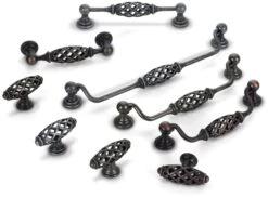 Jeffrey Alexander Tuscany 5-1/16" (128mm) Center To Center Drop Handle Birdcage Cabinet Handle / Drawer Pull Distressed Antique Silver 20 Jeffrey Alexander Tuscany 5-1/16" (128mm) Center To Center Drop Handle Birdcage Cabinet Handle / Drawer Pull Distressed Antique Silver -Cabinet Hardware Store jeffrey alexander 749 128 alternate image 1931