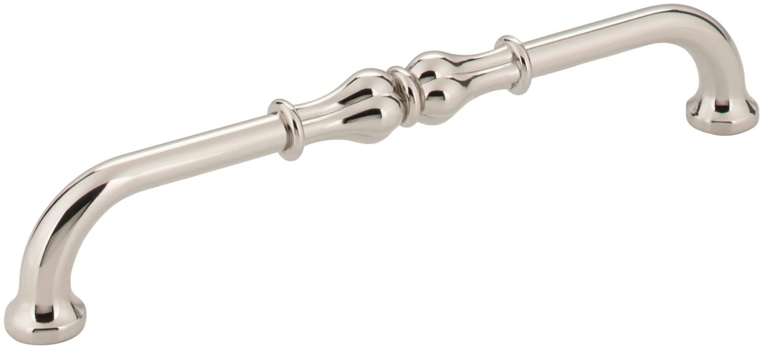 Jeffrey Alexander Bella 6-5/16 Inch Center To Center Handle Cabinet Pull Polished Nickel 3 Jeffrey Alexander Bella 6-5/16 Inch Center To Center Handle Cabinet Pull Polished Nickel