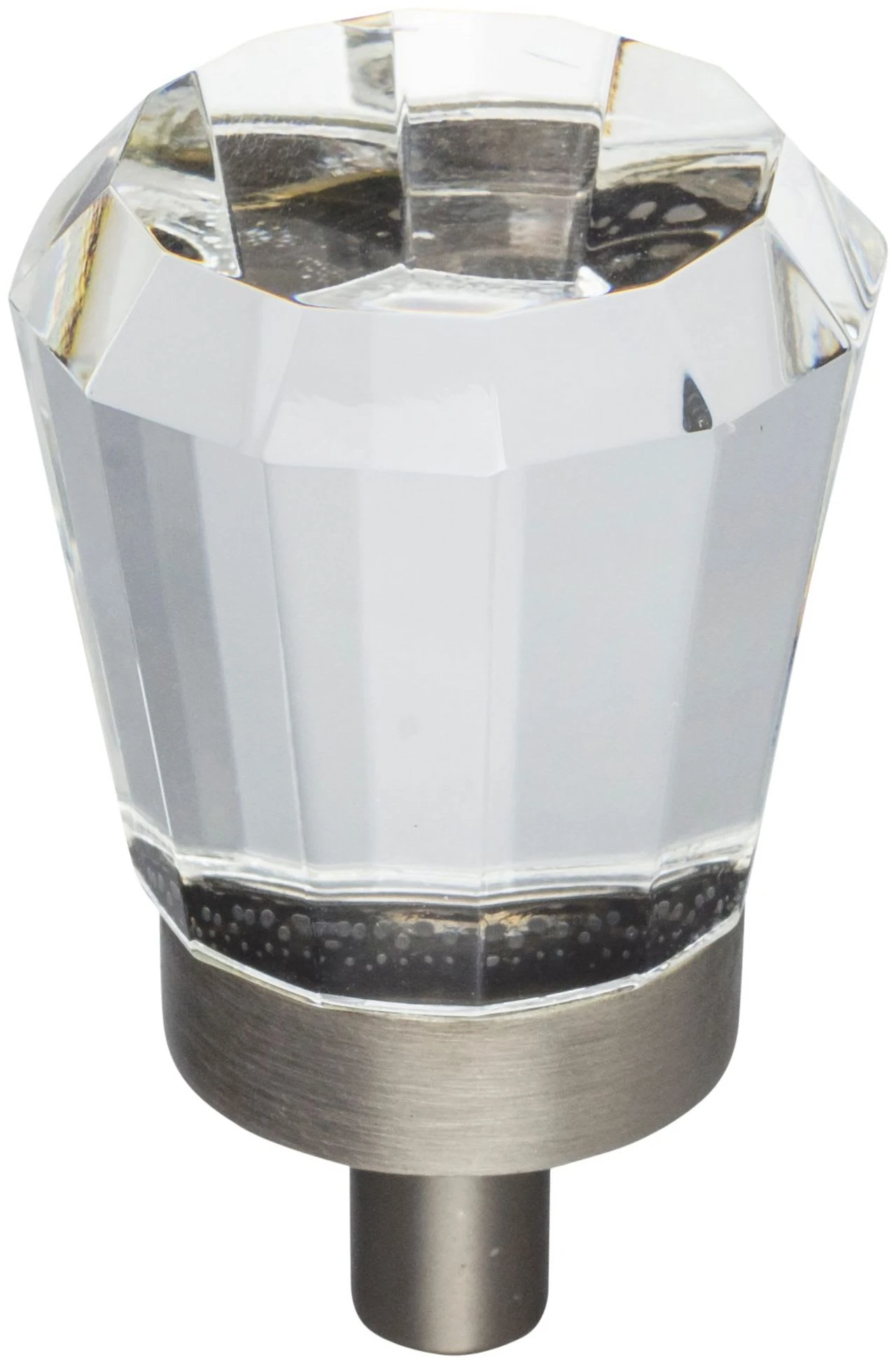 Jeffrey Alexander Harlow 1" Geometric Faceted Glass Vintage Glam Cabinet Knob / Drawer Knob Brushed Oil Rubbed Bronze 7 Jeffrey Alexander Harlow 1" Geometric Faceted Glass Vintage Glam Cabinet Knob / Drawer Knob Brushed Oil Rubbed Bronze - Image 5